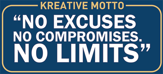 Kreative Motto